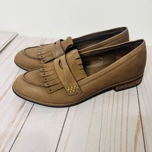 Franco Fortini Brown Leather Tassel Penny Loafer Normcore